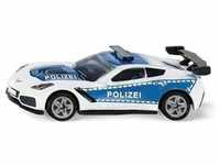 SIKU 1525 - Chevrolet Corvette ZR1 Polizei, Polizeiauto, Metall/Kunststoff,