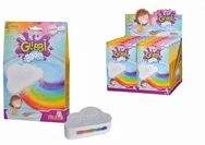 Glibbi Badebombe Boom mit Regenbogeneffekt
