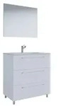 3-tlg. Waschplatz Waschtisch Badinos Schublade 3SC