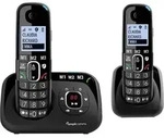Amplicomms BigTel 1582 DECT-Mobilteil Freisprechen, f&uuml;r H&ouml;rger&auml;te kompatibel,