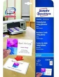 AVERY&reg; ZWECKFORM Visitenkarten, hochgl&auml;nzend, 80 Karten 240 g/m2