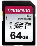 Transcend TS64GSDC340S SDXC-Karte 64 GB A1 Application Performance Class, v30 Video
