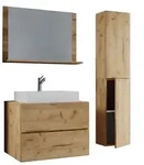 4-tlg. Waschplatz Waschtisch Lendas L Schublade