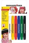 Eberhard Faber 579107 - Schminkstifte 6er Set, drehbar mit Stiftkappe, inkl.