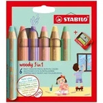 STABILO Aquarellbuntstift woody 3 in 1