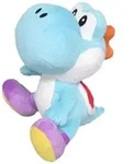 Nintendo Yoshi, Pl&uuml;schfigur, blau, 21 cm