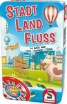 Stadt, Land, Fluss in Metalldose