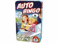 Schmidt Spiele Schmidt 51434 - Auto Bingo, Metalldose, Reisespiel, Spielwaren
