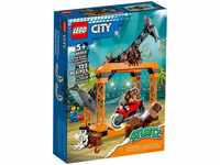 LEGO City Stuntz 60342 Hainangriff-Stuntchallenge mit Spielzeug-Motorrad, Spielwaren