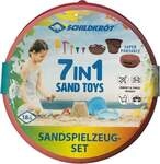 Schildkr&ouml;t Funsports - 7in1 Sand Toys Falteimer Set - rot