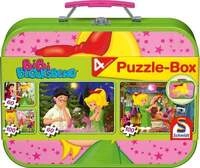 Puzzle Box Schmidt Spiele Bibi & Tina im Metallkoffer 2x60 2x100 Teile