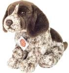Teddy Hermann 91968 - Deutsch Drahthaar Welpe, 30 cm, Hund, Pl&uuml;schtier