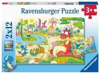 Puzzle Ravensburger Lieblingsdinos 2 X 12 Teile