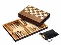 Schach/Backgammon, Walnuss, Feld 32 mm