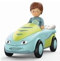 SIKU 0101 - Toddys, Freddy Fluxy, Spielzeugauto mit R&uuml;ckziehmotor und Spielfigur,
