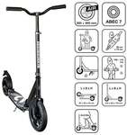SIX DEGREES Alu Scooter All Terrain schw