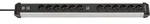 Brennenstuhl 1391030200 Steckdosenleiste mit Schalter Silber, Schwarz Schutzkontakt
