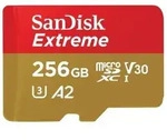 SanDisk Extreme - Flash-Speicherkarte - 256GB - A2 / Video Class V30 / UHS-I U3