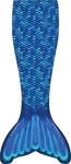 Fin Fun Meerjungfrau Mermaidens Blau S/M