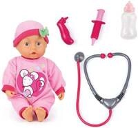 Bayer Design 93378AA - Doktor-Set mit Puppe und Zubeh&ouml;r, mit 24 Babylaute,