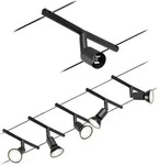 Paulmann 94446 Seil-Komplettsystem GU5.3 Schwarz (matt), Chrom