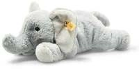Steiff 064074 - Elna Elefant, liegend, hellgrau, Pl&uuml;sch, 28 cm