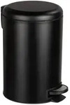 Treteimer Mod. Leman Easy Close Schwarz 12 L, mit herausnehmbarem Einsatz