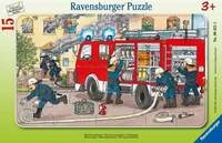 Rahmenpuzzle Ravensburger Mein Feuerwehrauto 15 Teile