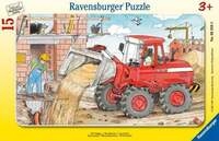 Rahmenpuzzle Ravensburger Mein Bagger 15 Teile