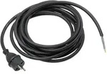 AS Schwabe 70552 Strom Anschlusskabel Schwarz 5.00m