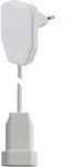 NVB 104573 Strom Verl&auml;ngerungskabel Wei&szlig; 0.80m H03VVH2-F 2X 0,75mm2