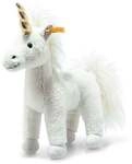 Steiff 067662 - Unica Einhorn, stehend, wei&szlig;, Pl&uuml;sch, 27 cm