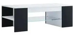Holz Sofatisch Couchtisch Schublade Glas Tunas