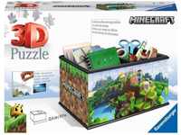 3D Puzzle Ravensburger Aufbewahrungsbox Minecraft 216 Teile, Spielwaren