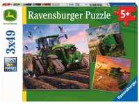 Puzzle Ravensburger John Deere in Aktion 3 X 49 Teile