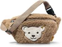 Steiff 600142 - Teddy Fleece G&uuml;rteltasche, mit Quietsche, 20cm, braun