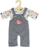 Puppen-Latzhose mit T-Shirt "Wal Bobby", Gr. 28-35 cm