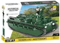 COBI Historical Collection 2990 - Vickers A1E1 Independent Panzer + 1 Figur