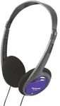 Panasonic RP-HT010 On Ear Kopfh&ouml;rer kabelgebunden Schwarz, Blau Leichtb&uuml;gel