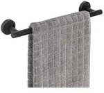 Badetuchstange Mod. Bosio Schwarz Matt, rostfrei, 40 cm
