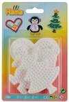 HAMA 3 kl. Stiftplatten, geblistert (Herz, Pinguin, Weihnachtsbaum)