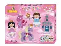 Hama 3158 - Geschenkpackung Fantasy Fun, ca. 4000 Bügelperlen Midi, Stiftplatten und