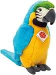 Teddy Hermann 94167 - Papagei Gelbbrustara, 26 cm, Pl&uuml;schtier