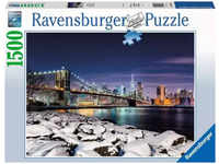 Puzzle Ravensburger Winter in New York 1500 Teile