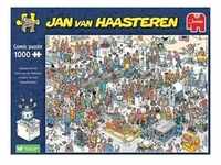 Jumbo 20067 - Jan van Haasteren, Zukunftsmesse, Comic-Puzzle, 1000 Teile