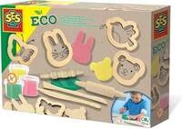 Eco Knete mit Holzwerkzeugen