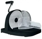 Brotschneidemaschine Schwarz, inkl. Restehalter