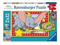 Puzzle Ravensburger Dumbo: Das Abenteuer ruft! 2 X 12 Teile, Spielwaren