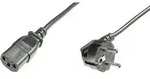 Digitus Strom Anschlusskabel [1x Schutzkontakt-Stecker - 1x Kaltger&auml;te-Buchse C13]