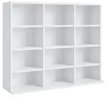 Holz CD DVD Standregal B&uuml;cherregal Regal Megosa L